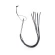 Leather Whip Metal Handle Triple X 12007