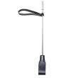Leather Crop Metal Handle Triple X 12010