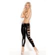 Wet Look Leggings Side Hole Kitten-Boxed 16-8002K