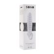 SONO No. 20 carton showing a clear spiral-ribbed sleeve with an open base loop, marked SLEEVE WITH EXTENSION 1.4 inch