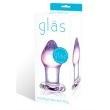 Glas Amethyst Rain Butt Plug