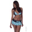 Vx Intimates C073 Schoolgirl Costume Bra And Skirt G-String Lingerie