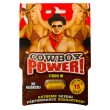 Cowboy Power 17000 IU front of card, one capsule sealed in a clear blister, western artwork