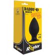 Rooster Daddy-O Medium Silicone Butt Plug Black