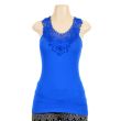Women Seamless Solid Color Trim Tamk Top GH09 WK Apparel Lingerie