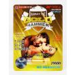 Gold Hammer XXX 19000 card front, one capsule sealed in a blister on gold foil artwork