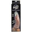 Maxx Men Grande clear extender sleeve in its printed window carton, front view