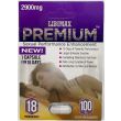 Libimax Premium 2900mg front of blister card, purple packaging with one white capsule visible