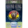 Rhino King 20000 blister card front with crowned rhino artwork and one blue capsule in the window