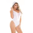 Blanca Mesh Micro Hooded Playsuit Romp R533