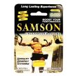 Samson 10000 Herbal Gold Pill front of blister card, single capsule sealed in its clear blister window