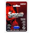 Sex King blister card front, one blue capsule sealed in a clear dome below the brand panel