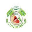 Endurance 3 Pack of Flavored Lubricated Condoms in Spearmint