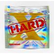 X Hard 25000 single-dose sachet, holographic foil front with gold X logo and red HARD stamp