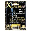 Xcalibur Black 5000 blister card front, sword artwork with one capsule in the sealed window