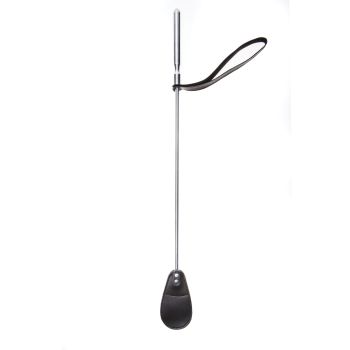 Leather Crop Metal Handle Triple X 12006