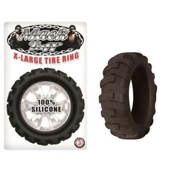 Cock Ring Silicone X Large Tire Black Mack Tuff