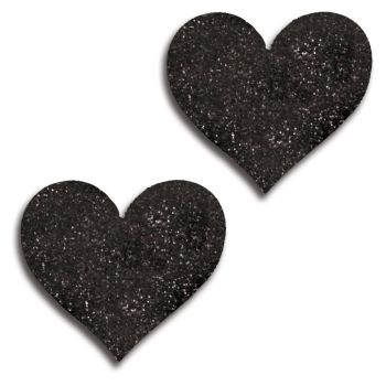 Glitter 31517 Self Adhesive Flat Heart Pasties
