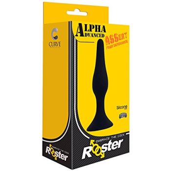 Rooster Alpha Advanced Silicone Butt Plug Black