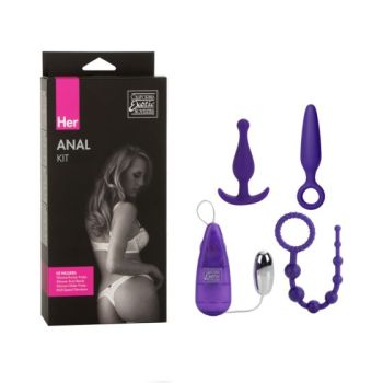 Hers Silicone Anal Kit Purple Cal Exotic Novelties