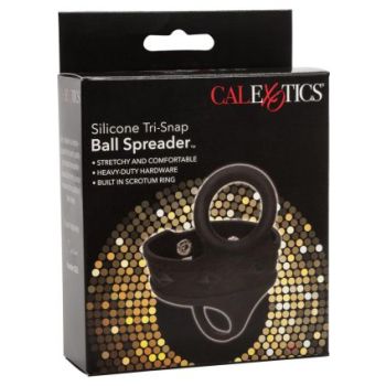 Ball Spreader Silicone Tri-Snap Scrotum Ring Cal Exotics