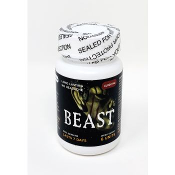 Beast 41000 Male Sexual Capsule 6 Count Bottle