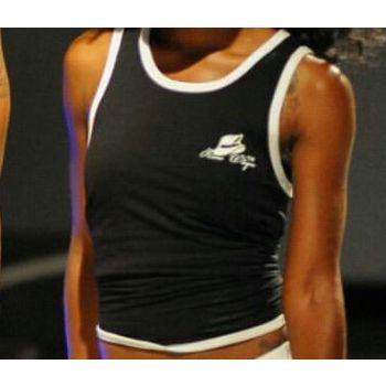 Black Cotton Unisex Tank Top Romeo Whispers