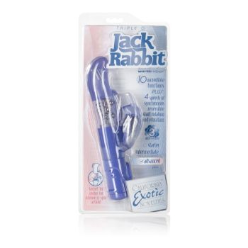 Triple G Jack Rabbit Vibrator Purple Cal Exotic Novelties