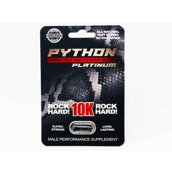 Python 10K Platinum Male Enhancement Supplement Pill front