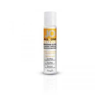 JO All In One Citrus Massage Glide Personal Lubricant 1 fl.oz /30ml