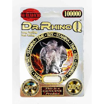 Male Sexual Enhancement Pill Dr Rhino Q 100000 front