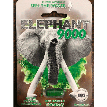 Elephant 9000 Male Enhancement Pill 1200 mg