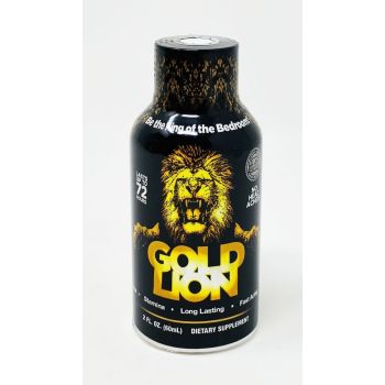 Gold Lion Male Enhancement 2 Oz Liquid Shot 5000mg