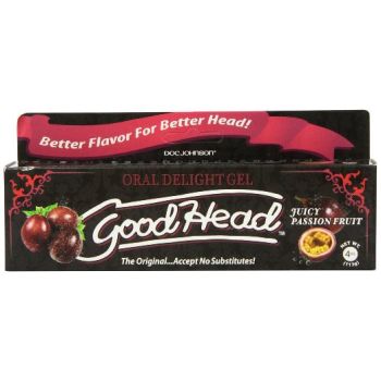Doc Johnson Good Head Oral Delight Gel Juicty Passion Fruit 4 Oz (