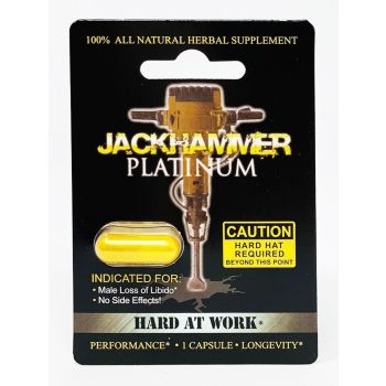Jackhammer Platinum Sexual Male Enhancement Gold Pill
