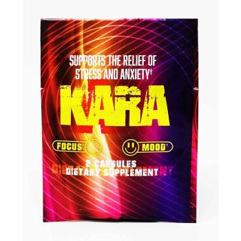 Kara 2 Capsules Stress Anxiety Relief Dietary Supplement front
