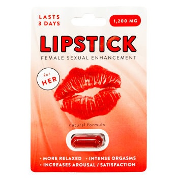 Lipstick 1200 mg Female Red Pill Sexual Enhancement 