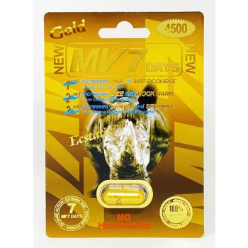 MV 7 Days Gold 4500mg  Male Sexual Enhancement  Capsules
