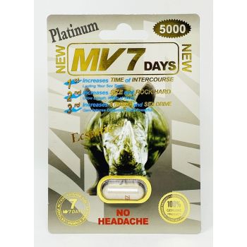 MV 7 Days Platinum 5000mg  Male Sexual Enhancement Pill