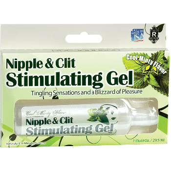 Nipple & Clit Stimulating Gel Cool Minty Flavor 1 Oz