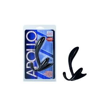 Apollo Curved Prostate Probe Black Cal Exotic Novelties