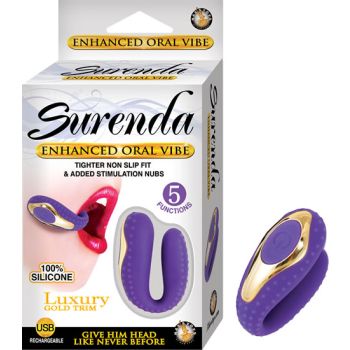 Enhanced Oral Vibe Silicone Purple Surenda