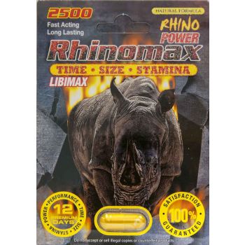 Rhinomax Rhino Power by Libimax 12 Premium Days 2500mg Male Enhancer