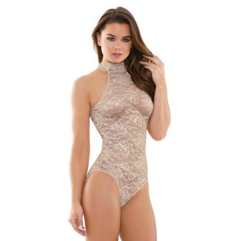 Carissa High Neck Lace Playsuit Romp R530