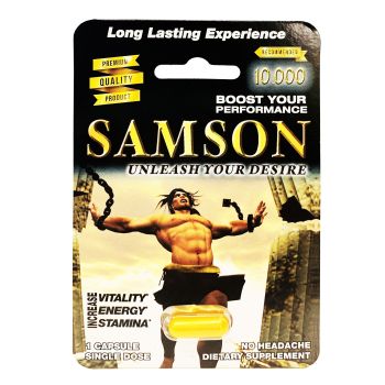 Samson 10000 Male Sexual Enhancement Herbal Gold Pill front