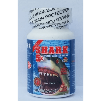 Shark 5K Male Sexual Performance Enhancement 6 Pills 