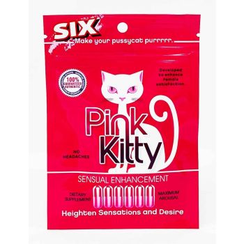 6 Pills Pack Pink Kitty Female Sensual Enhancement
