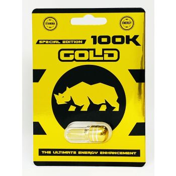 Gold Rhino 100K Male Enhancement Pill Special Edition