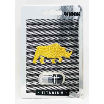 Titanium 9000K Male Sexual Enhancement Black Silver Pill