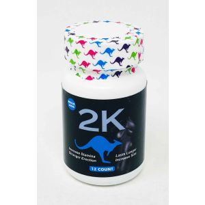 Kangaroo 2K Blue Mega 3000 12 Pills Bottle
